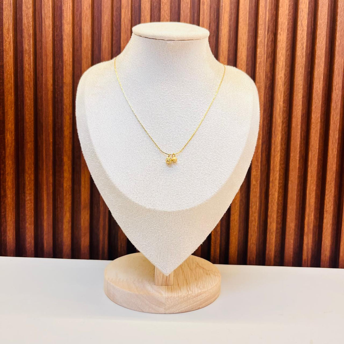 Small Gold Charm Necklace