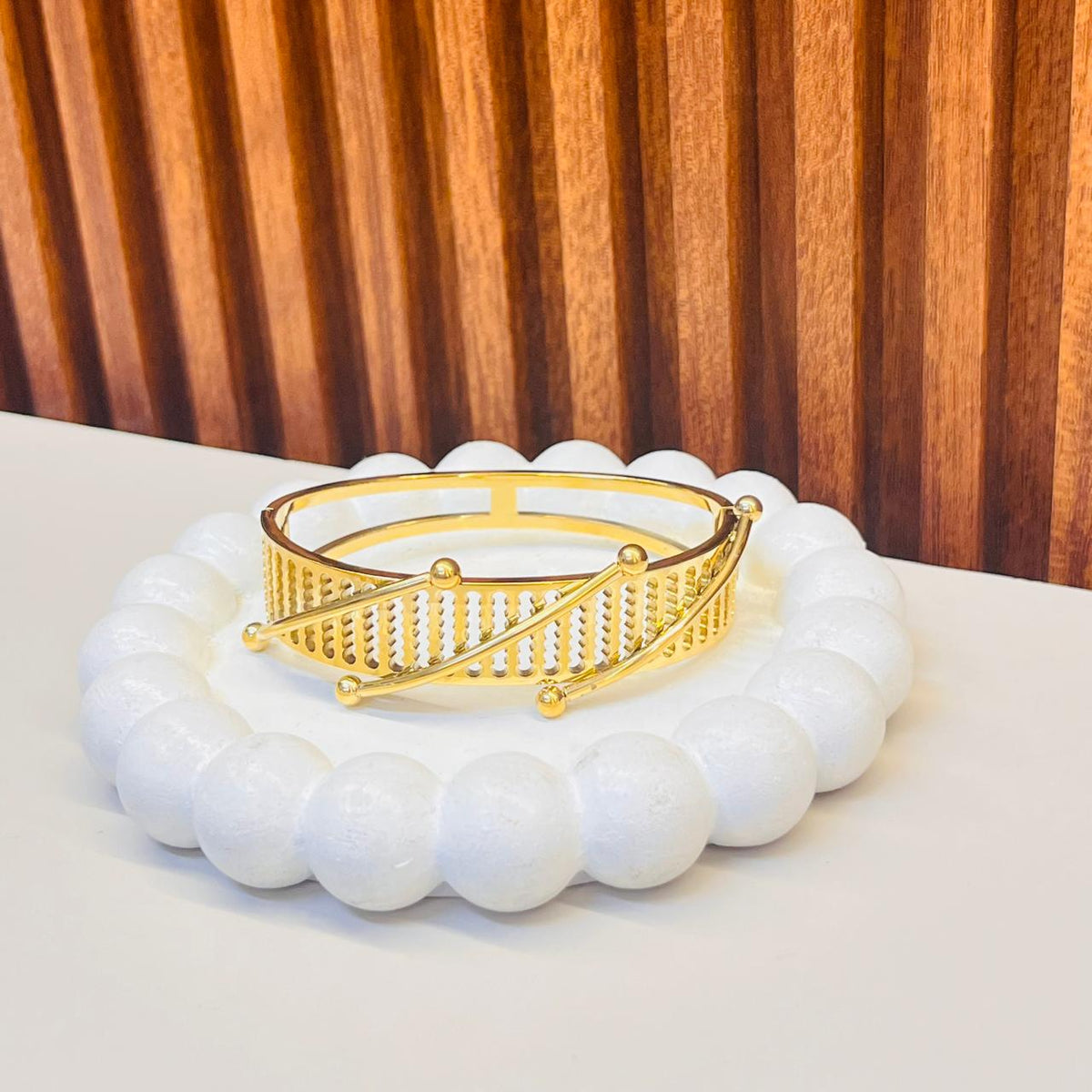 Golden Crown Bracelet