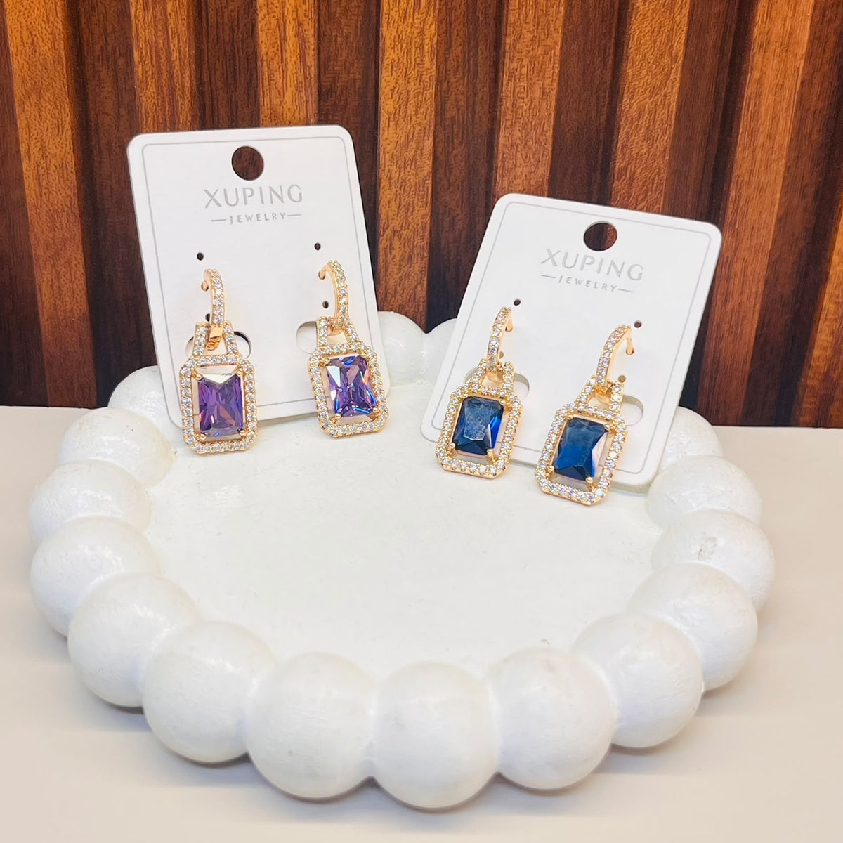 Elegant Halo Earrings- XUPING