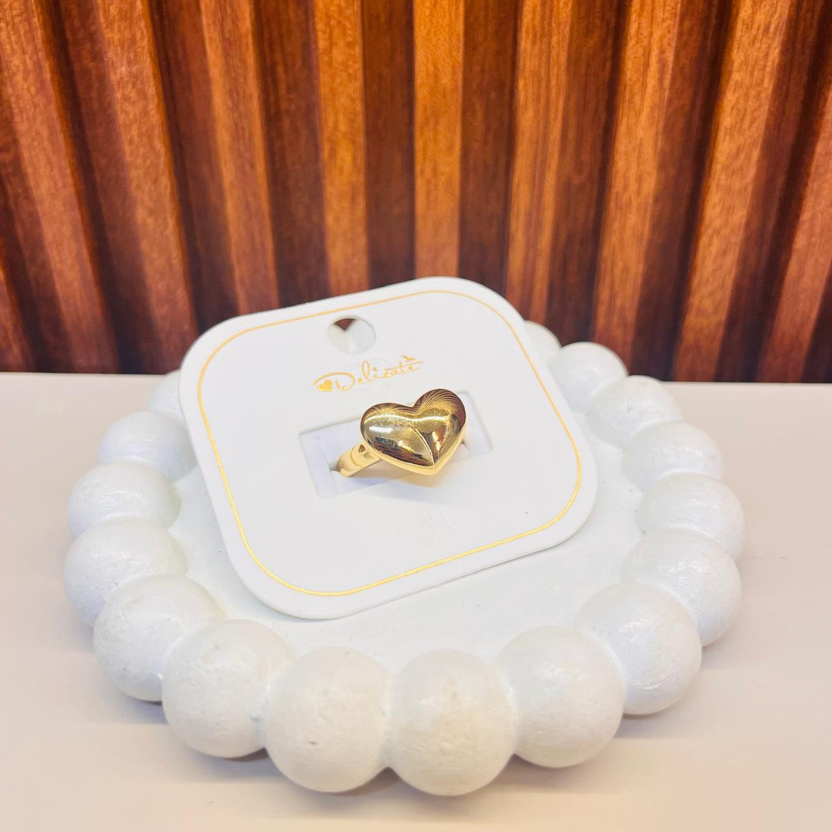 Golden Heart Ring