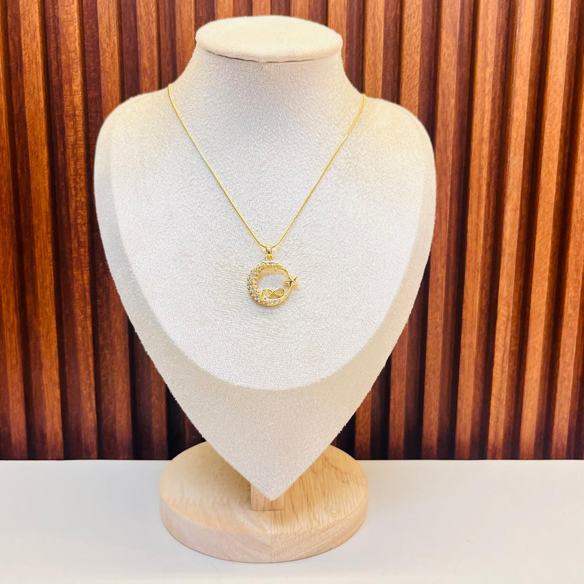 Moon And Infinity Necklace