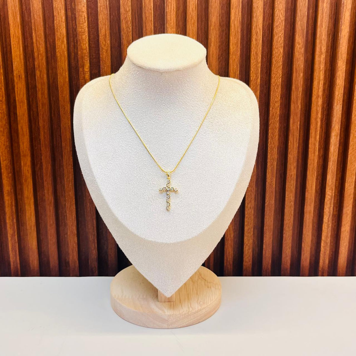 Graceful Cross Necklace