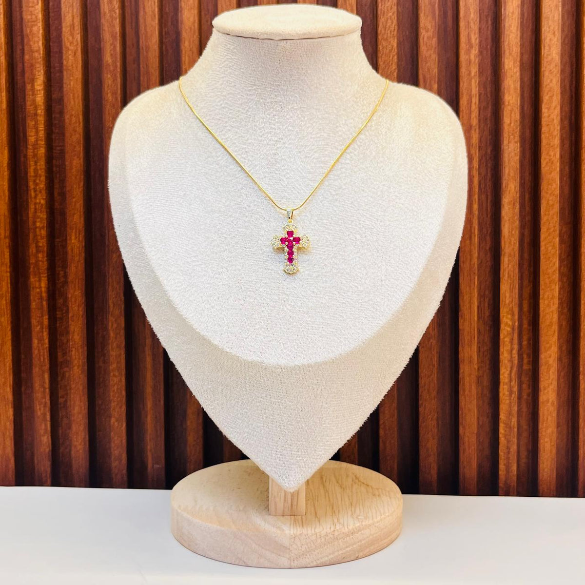 Pink Stone Necklace