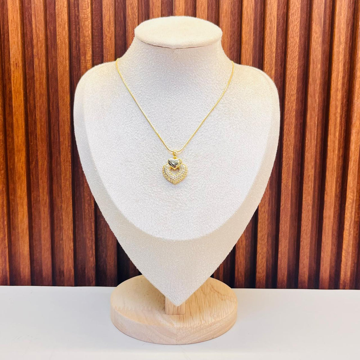 Bubble Heart Necklace