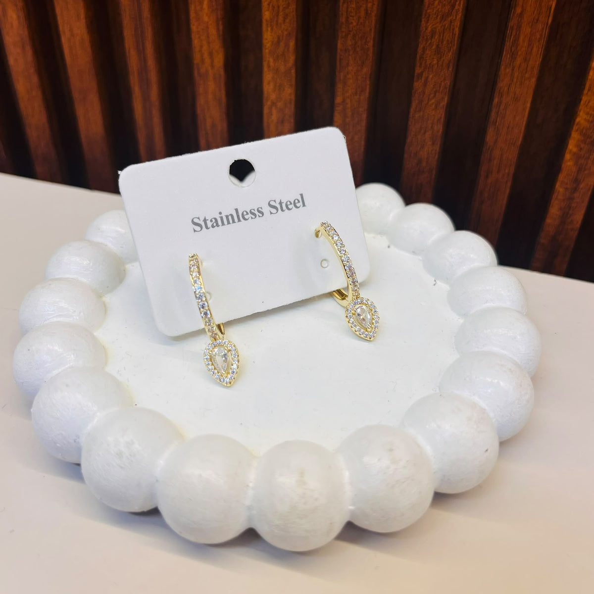 Golden Petal Earrings
