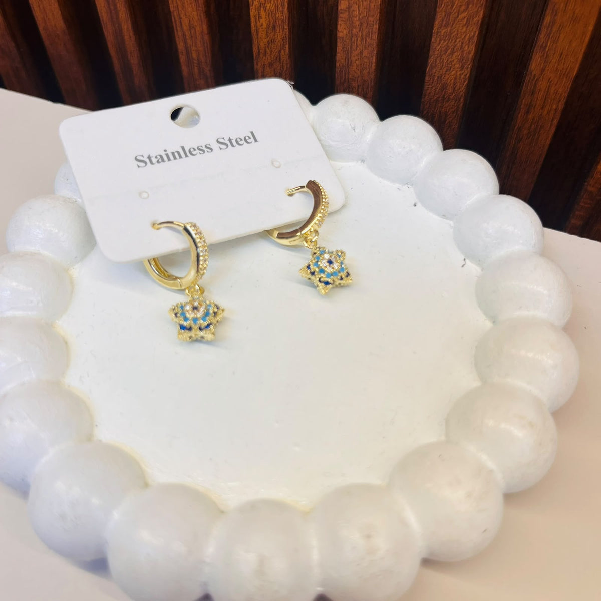 Golden Hoop Earrings