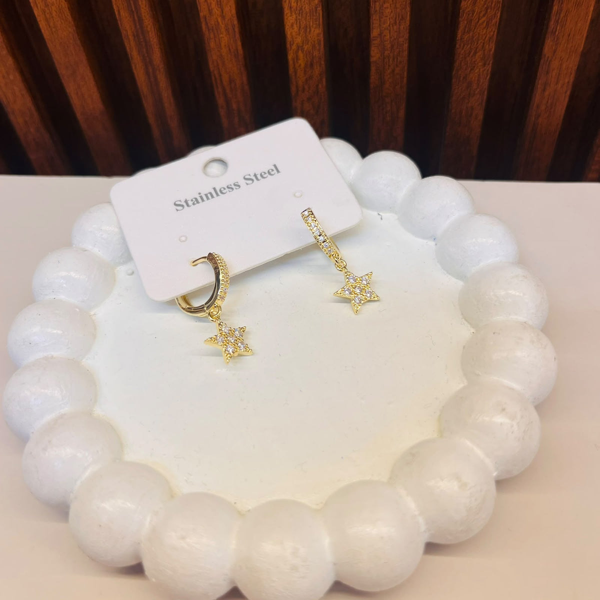 Golden Star Earrings