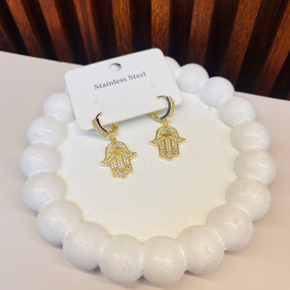 Crystal Embellishment Earrings