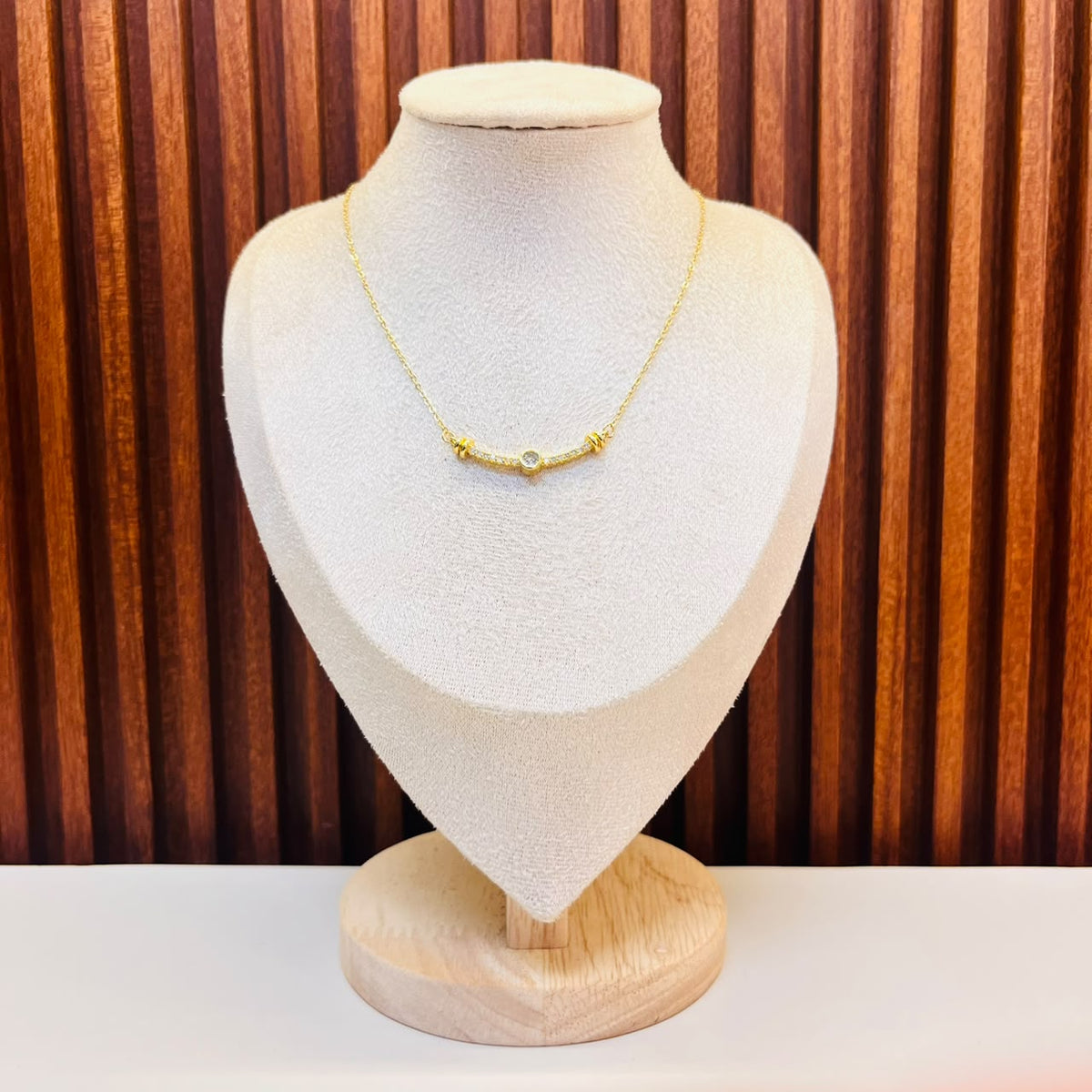 Golden Petal Necklace