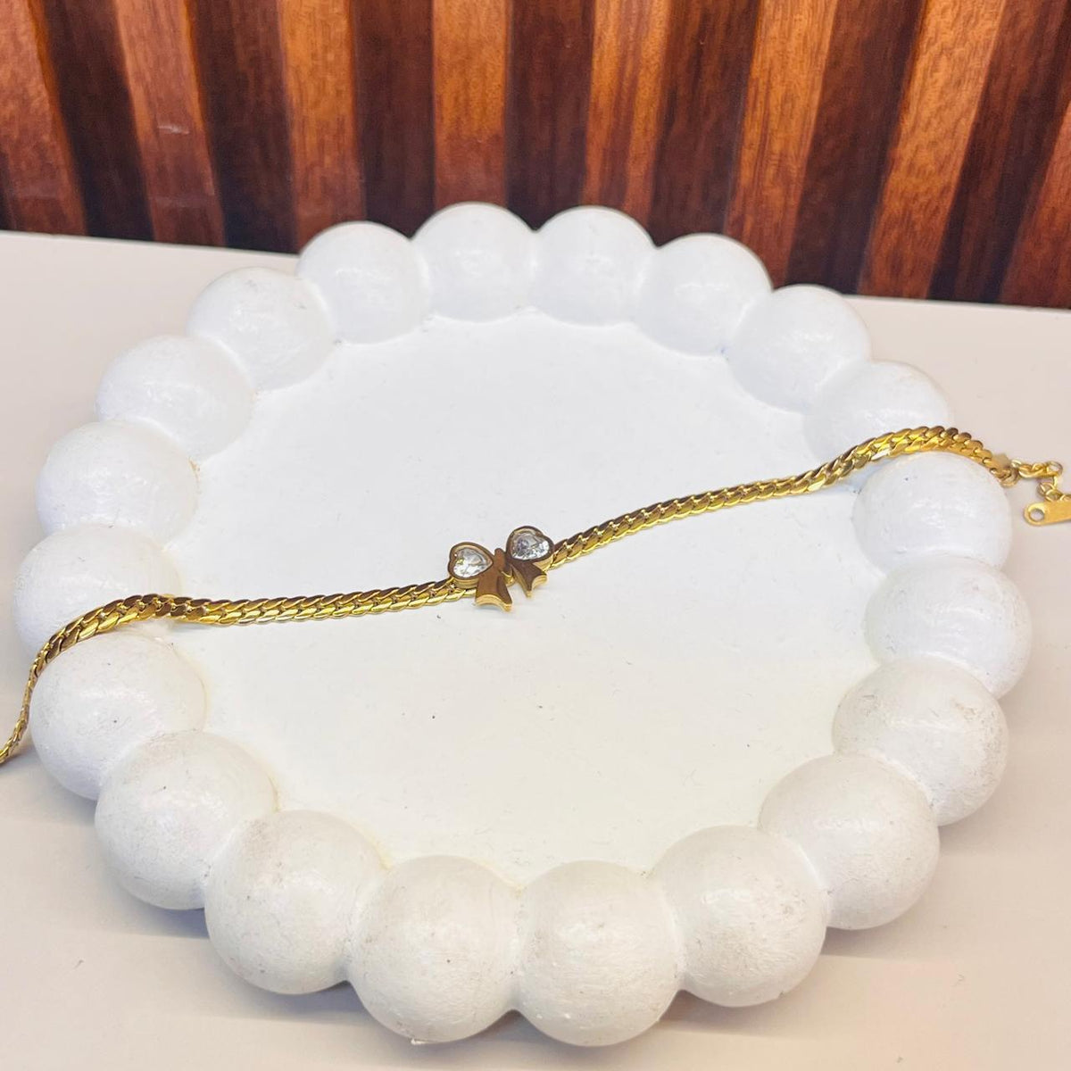 Bow Stone Bracelet