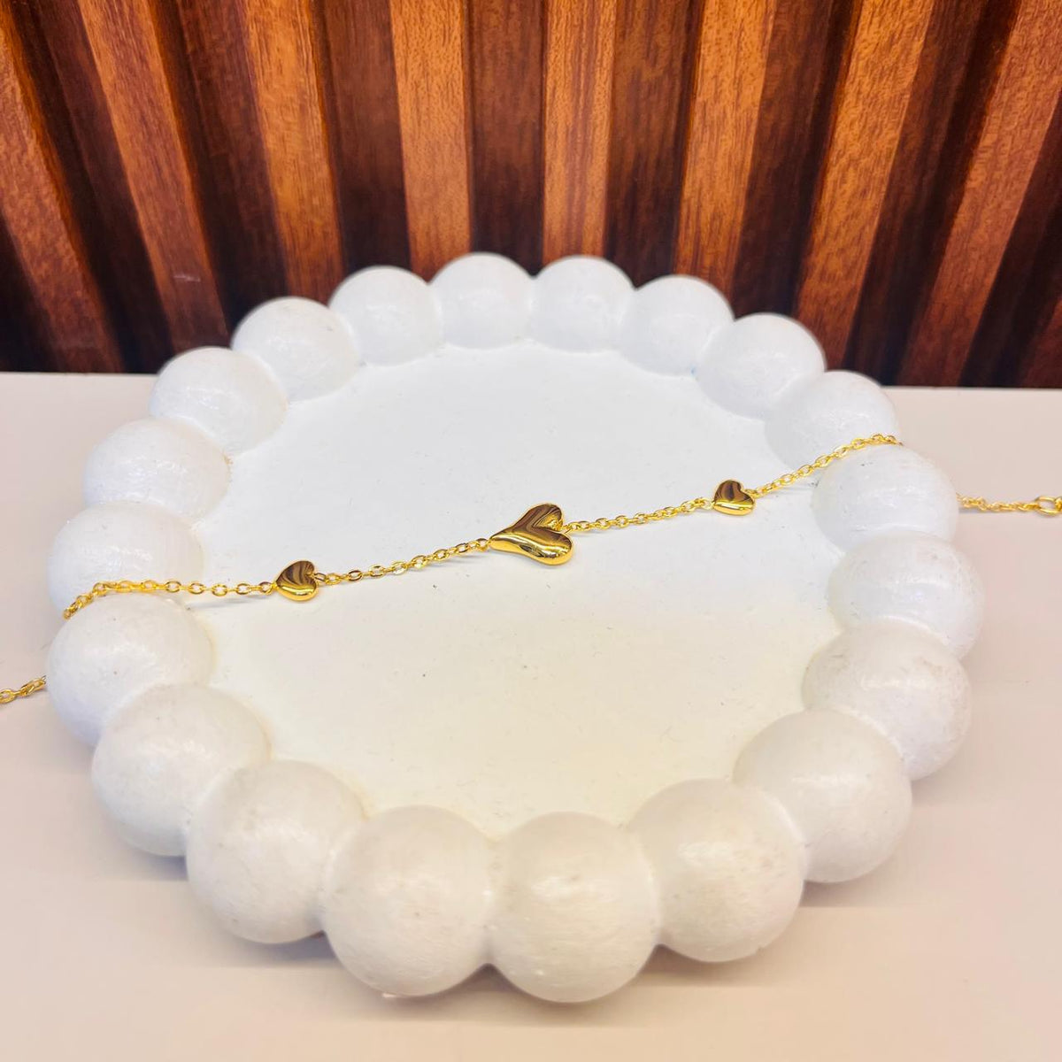Gold Heart Bracelet
