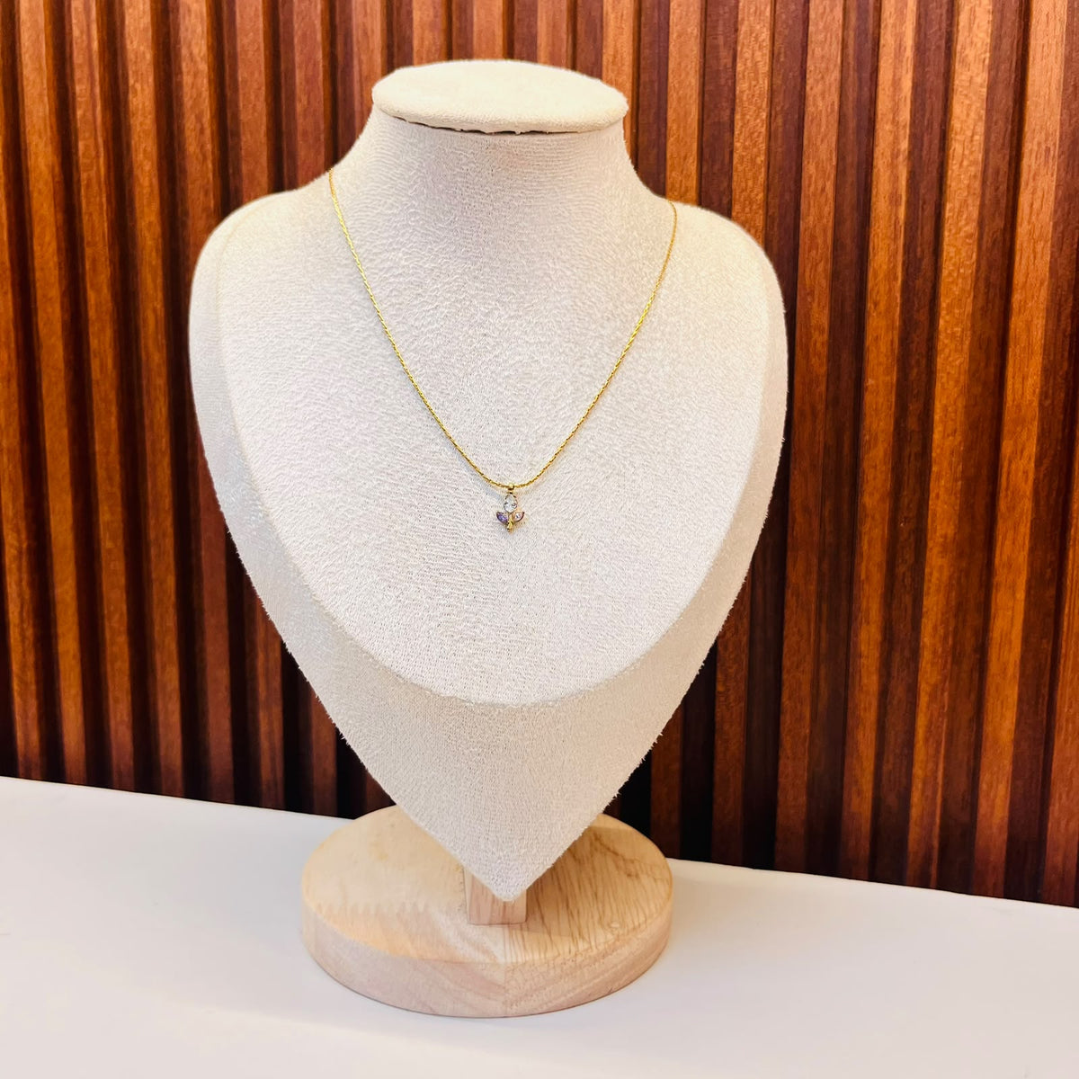 White Tulip Necklace