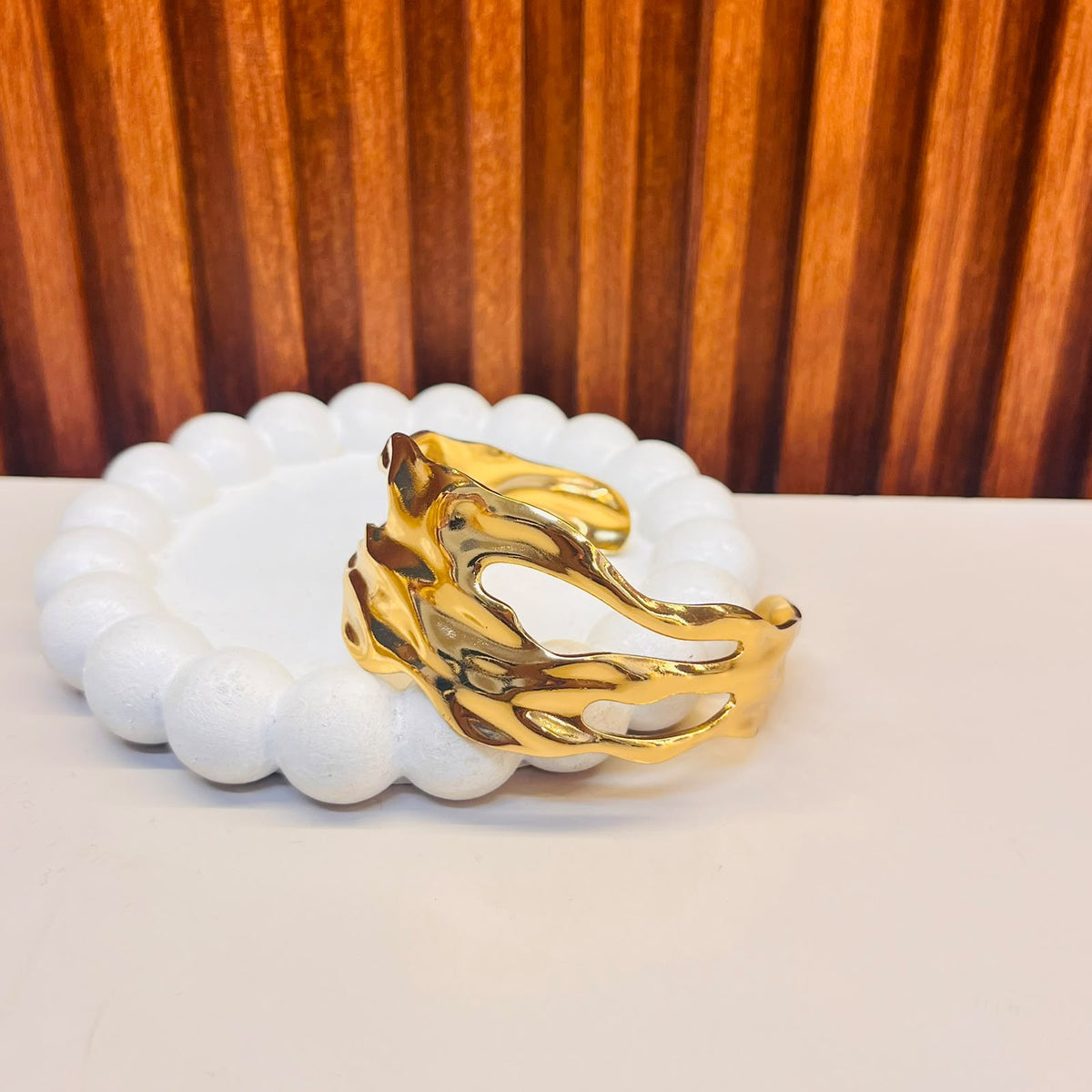 Coral Cuff Bracelet