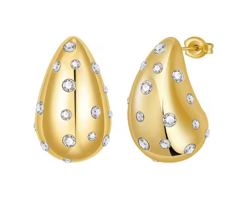 Dew Drop Studded Earrings