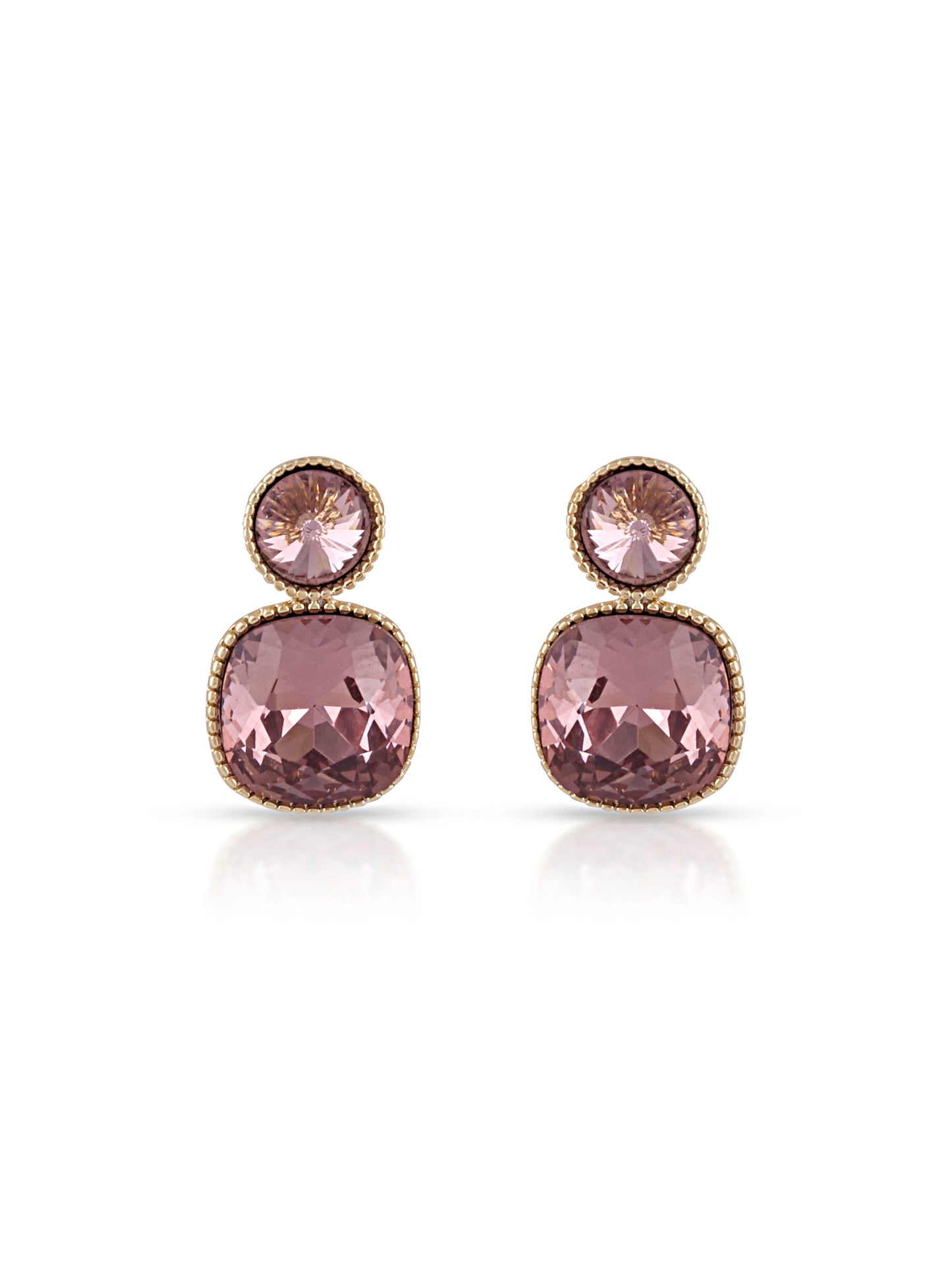 Mauve Duo Earrings