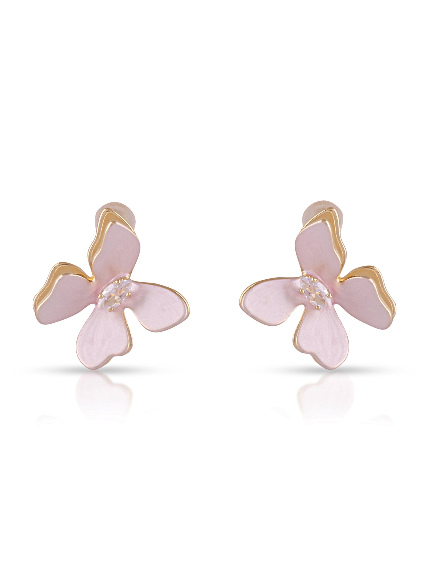 Pink Butterfly Earrings