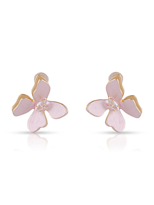 Pink Butterfly Earrings