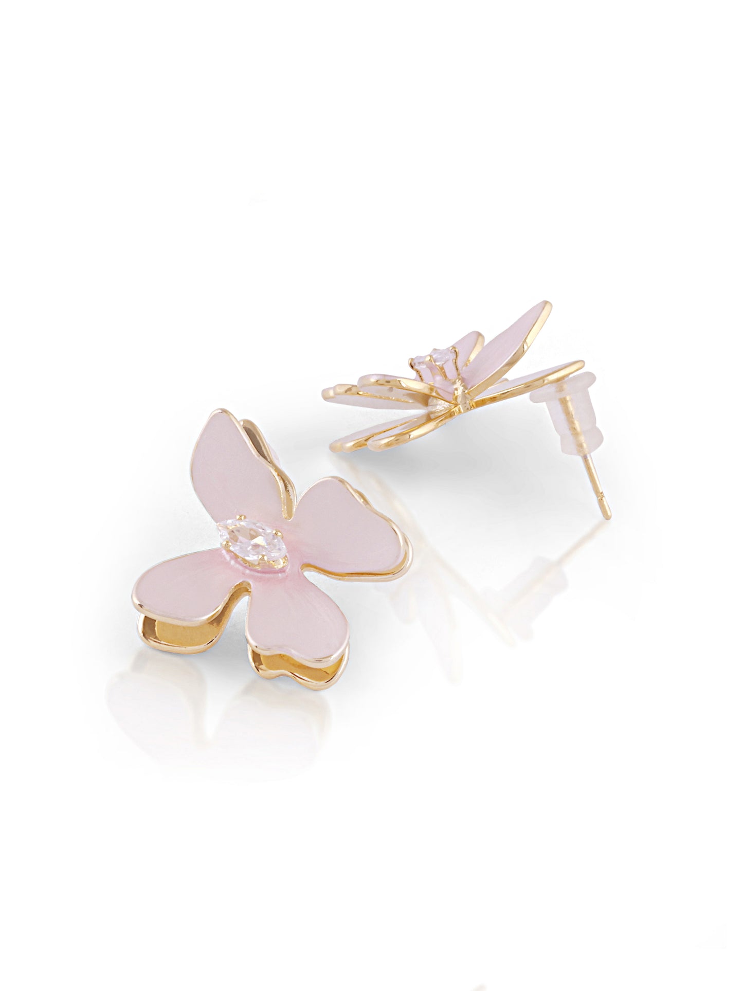 Pink Butterfly Earrings