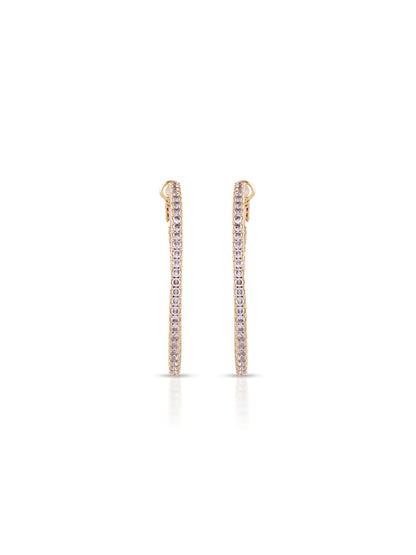 Classic Studded Hoops