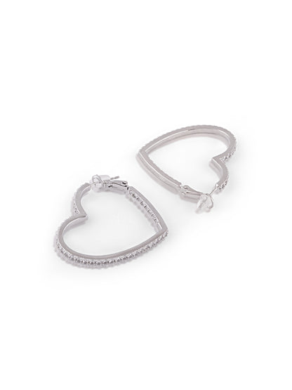 Radiant Heart Stud Hoops