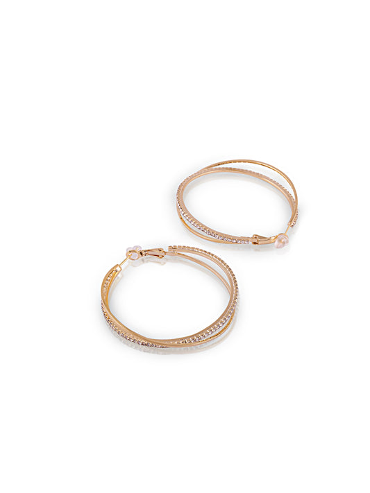 Intersect Gold Hoops