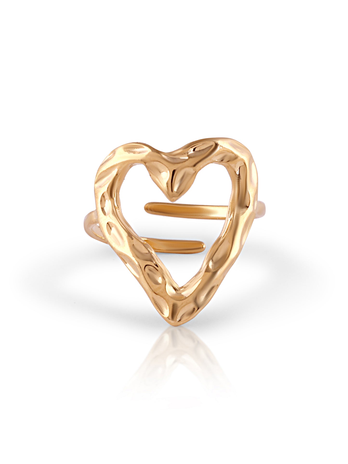 Open Heart Statement Ring