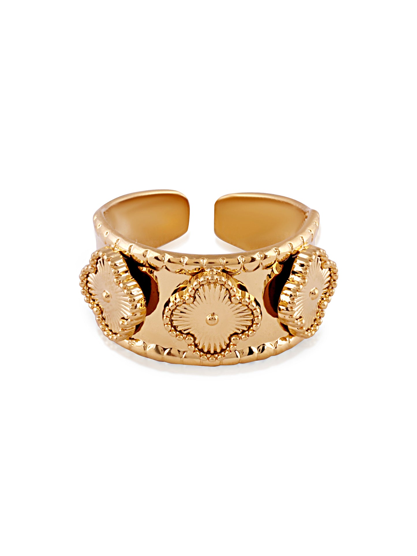 Statement Clover Ring