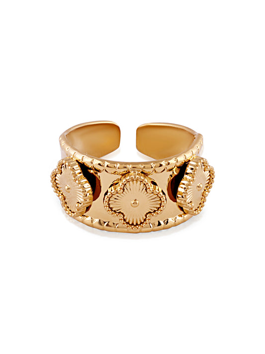 Statement Clover Ring