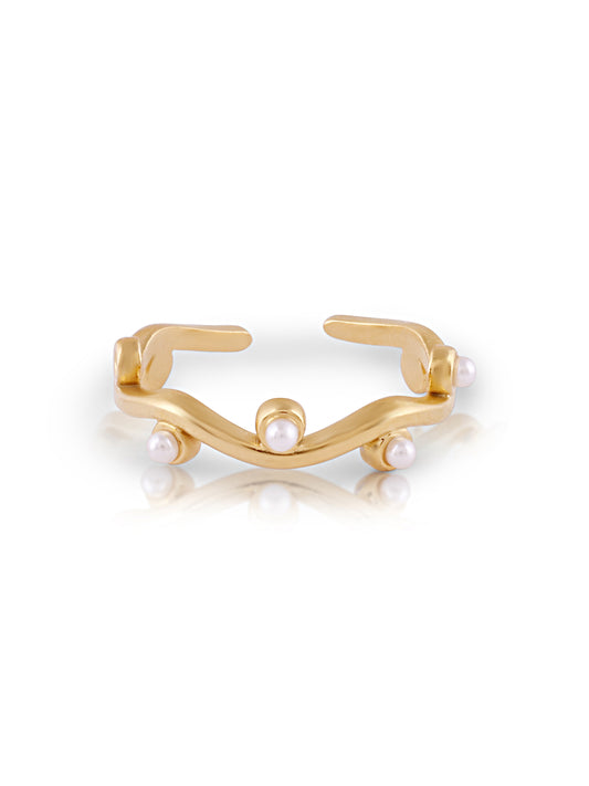 Vine Pearl Ring