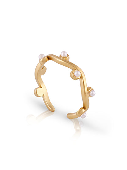 Vine Pearl Ring