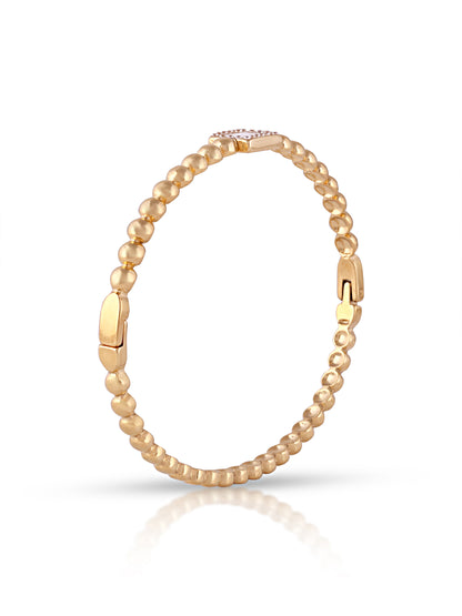 Ivory Accent Beaded Kada