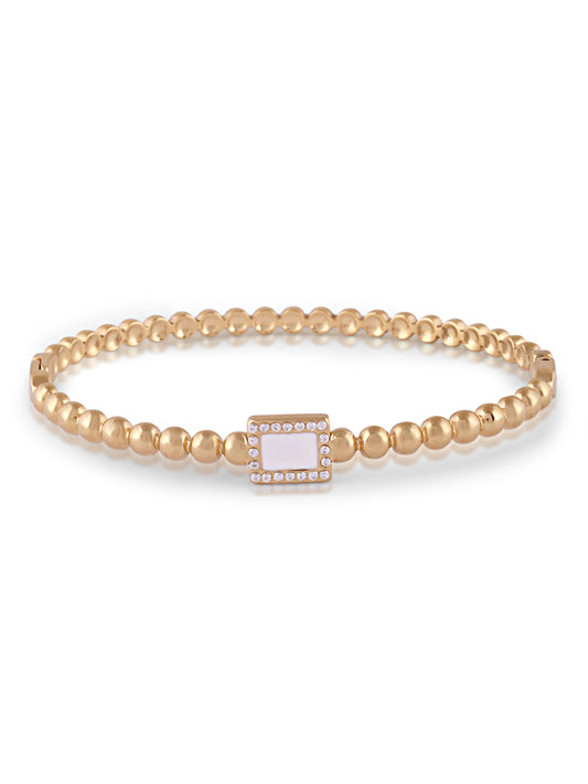 Ivory Accent Beaded Kada