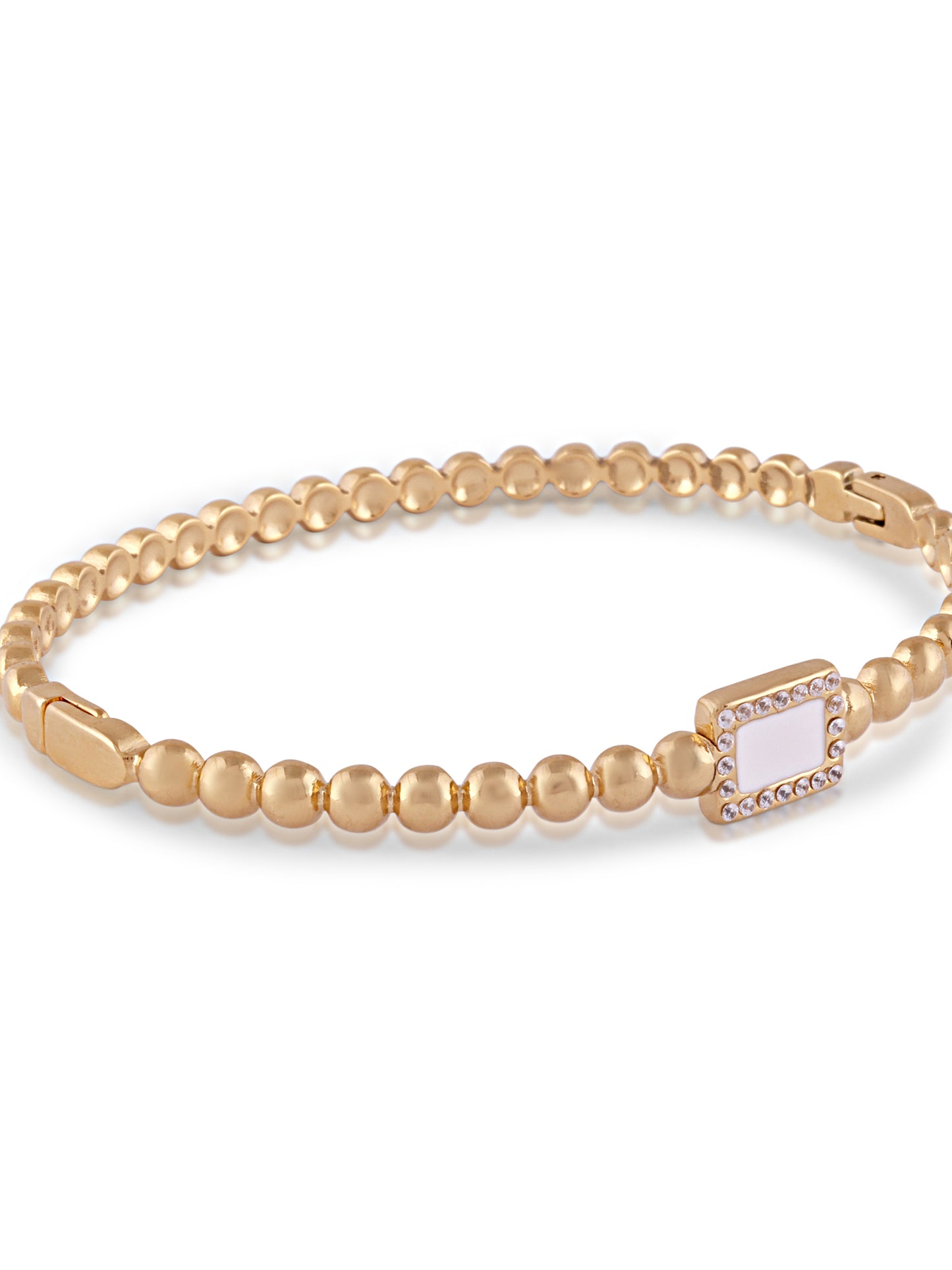 Ivory Accent Beaded Kada