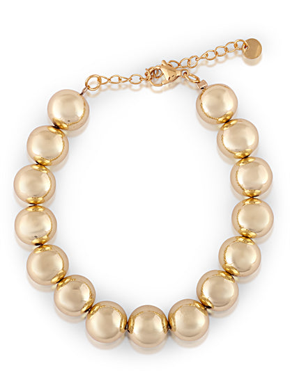 Golden Pearl Chain Bracelet