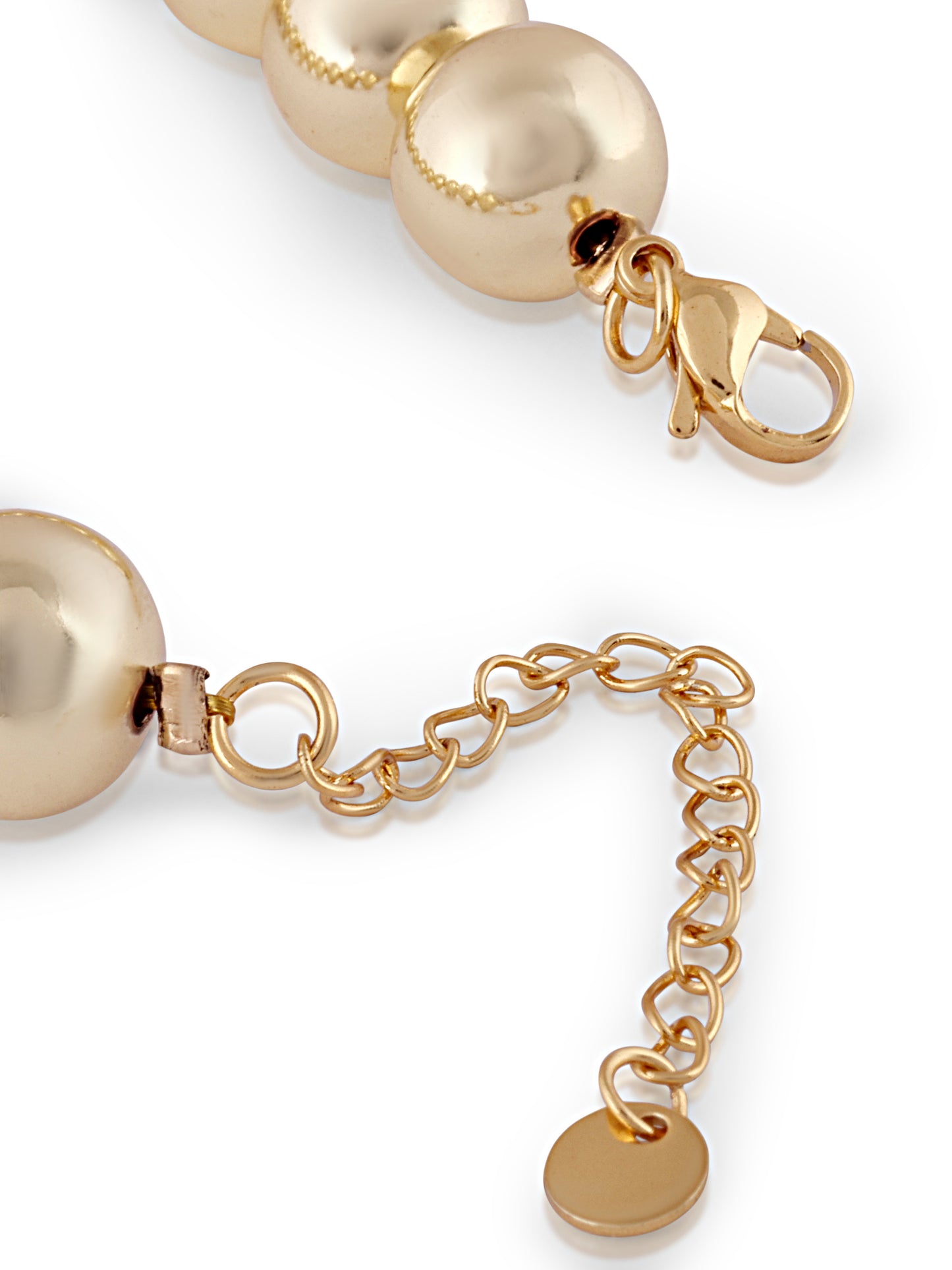 Golden Pearl Chain Bracelet