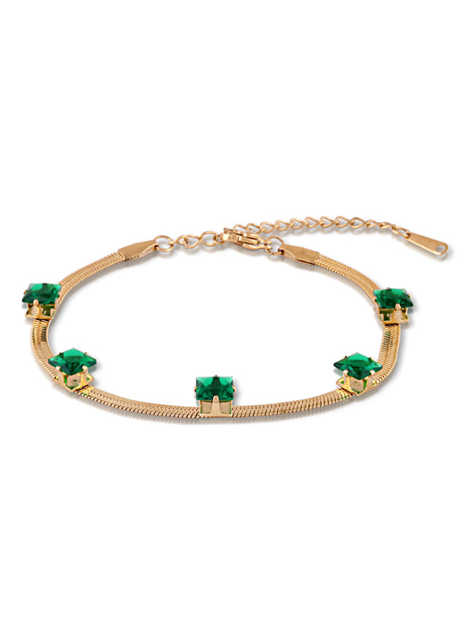 Jade Snake Chain Bracelet