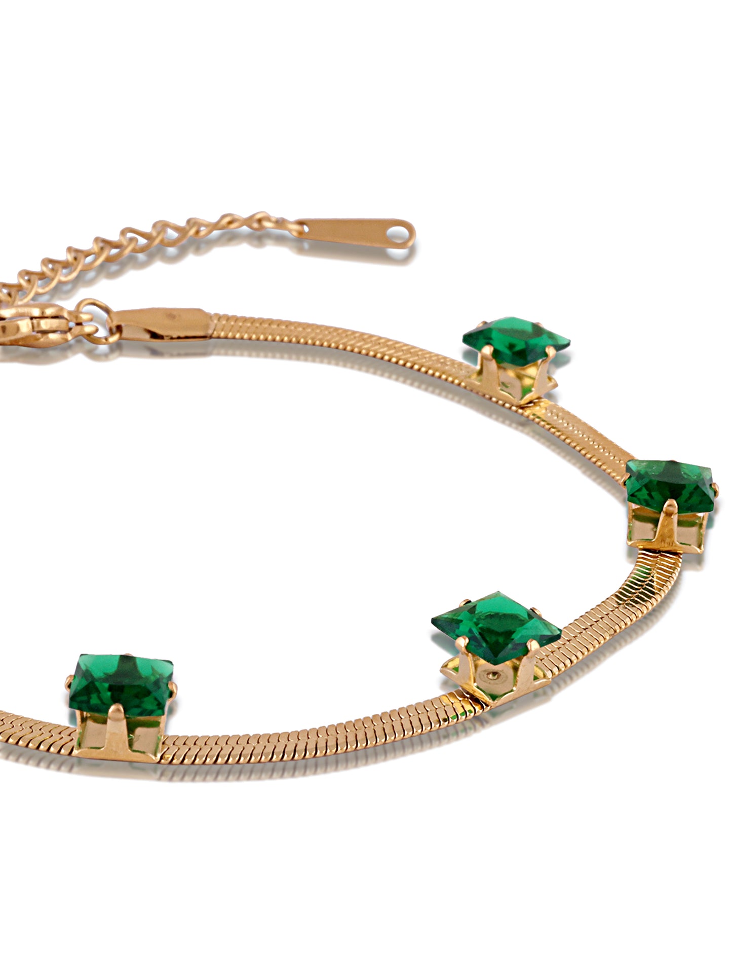 Jade Snake Chain Bracelet
