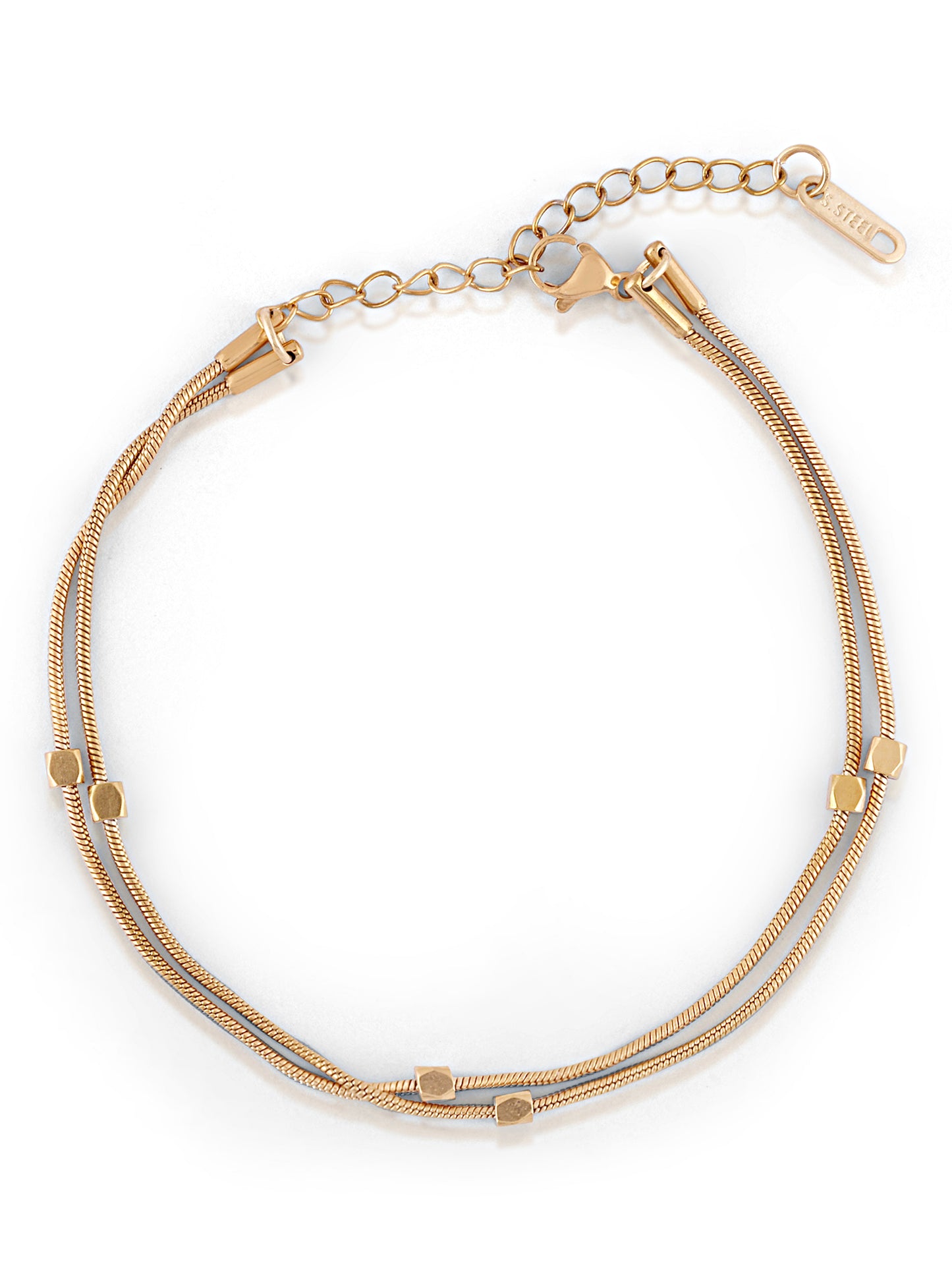 Minimal Double Layer Bracelet