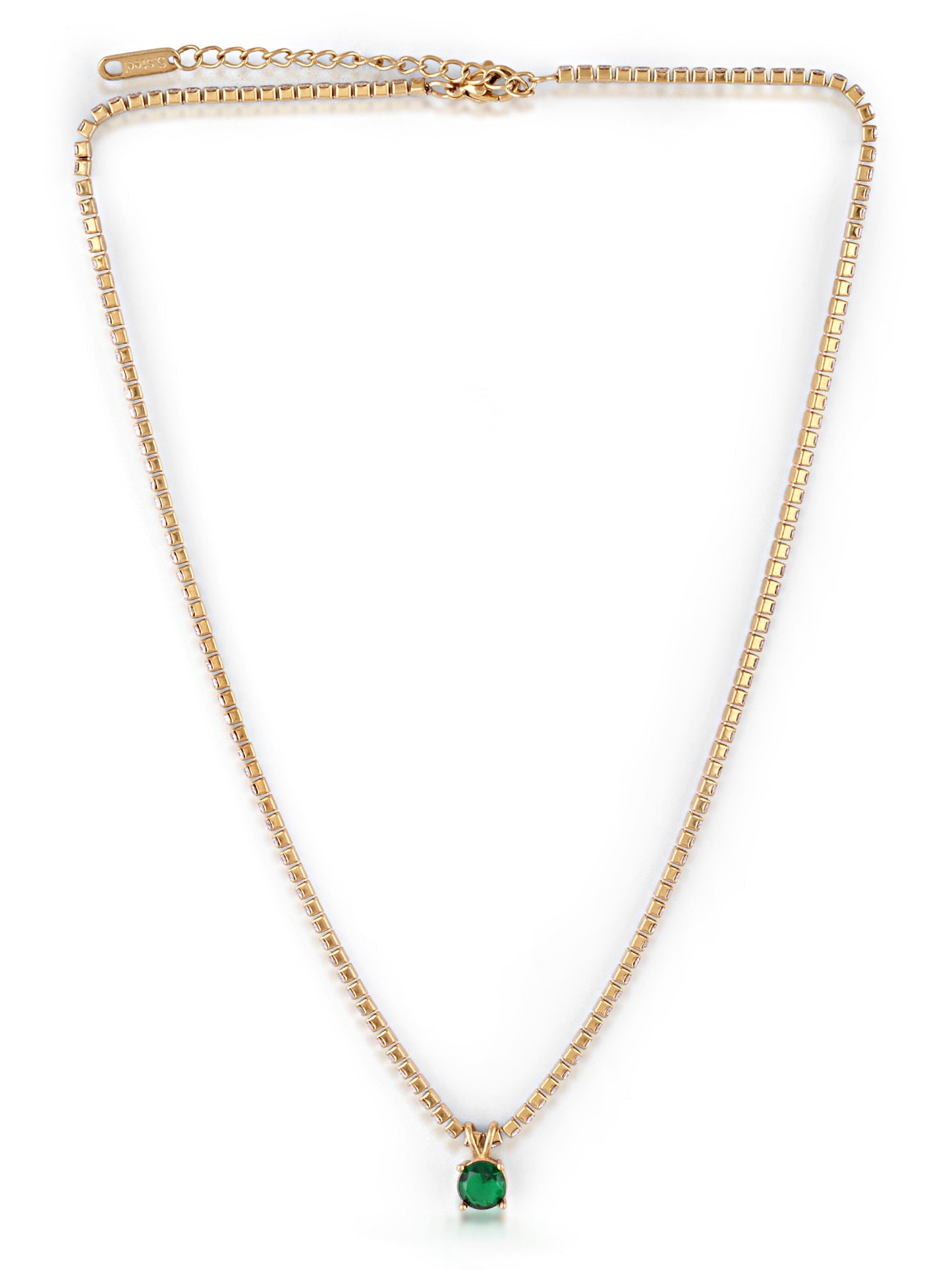 Emerald Tennis Neckalce