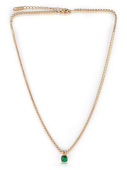 Emerald Tennis Neckalce