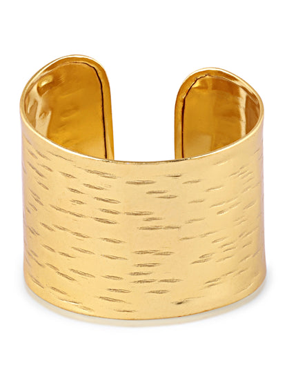Rustic Brass Cuff Bracelet