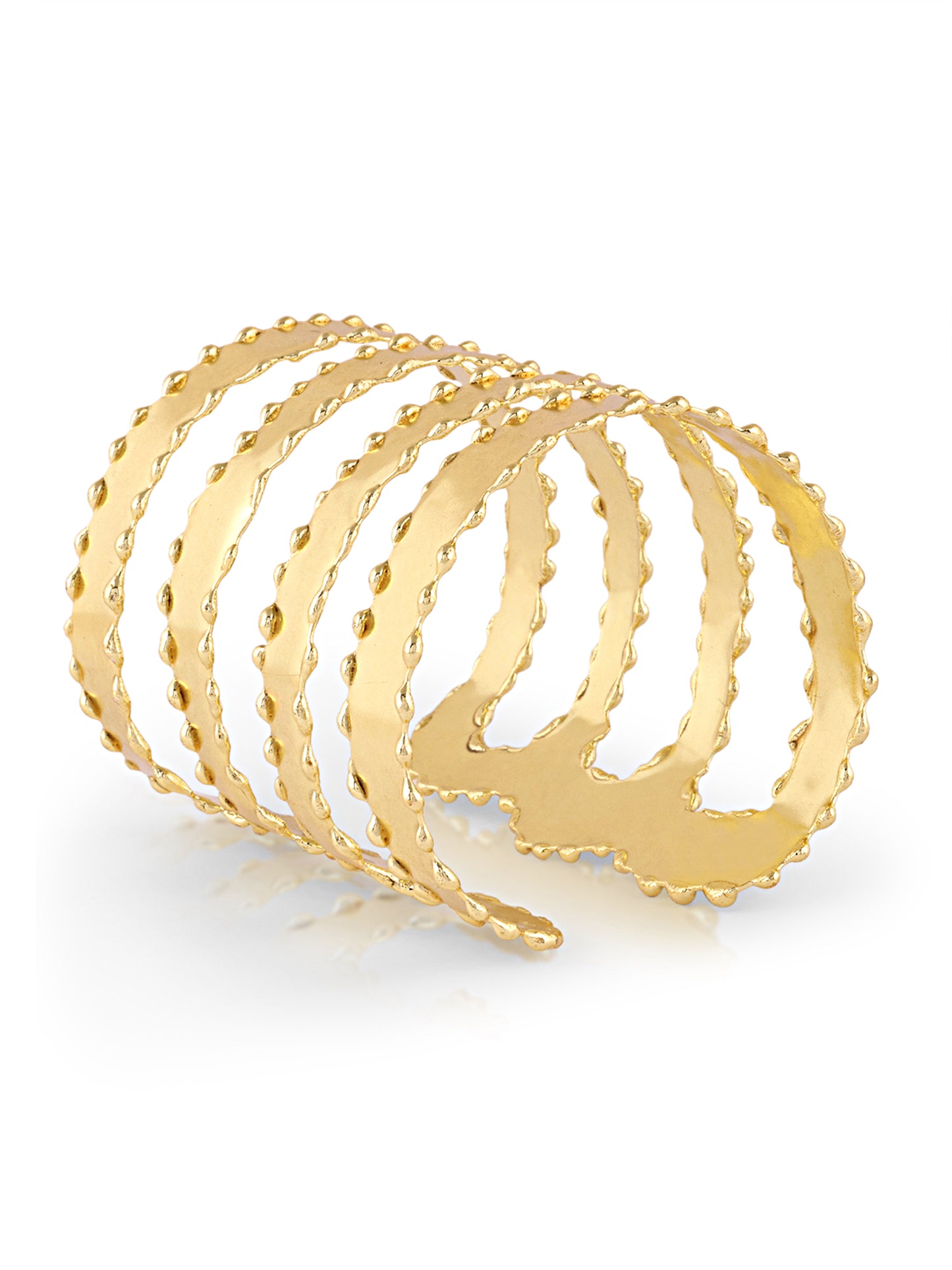 Broad Brass Cuff Bracelet