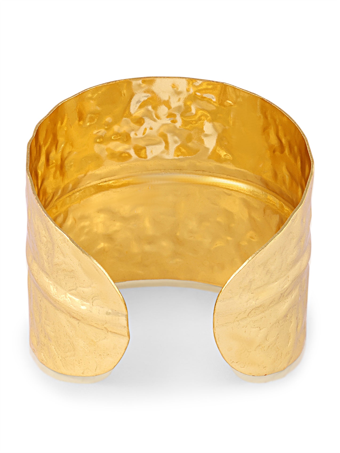 Lush Cuff Brass Bracelet