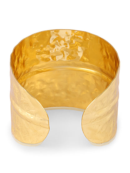 Lush Cuff Brass Bracelet