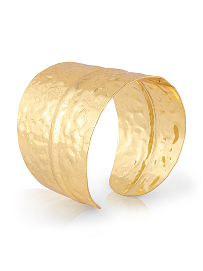 Lush Cuff Brass Bracelet