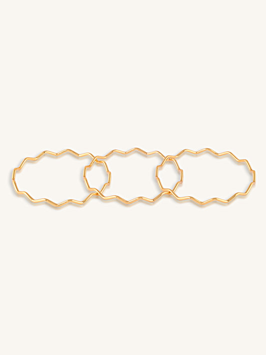 Trio Ziggle Bracelets