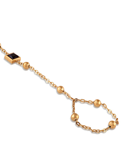 Noir Bead Hand Chain