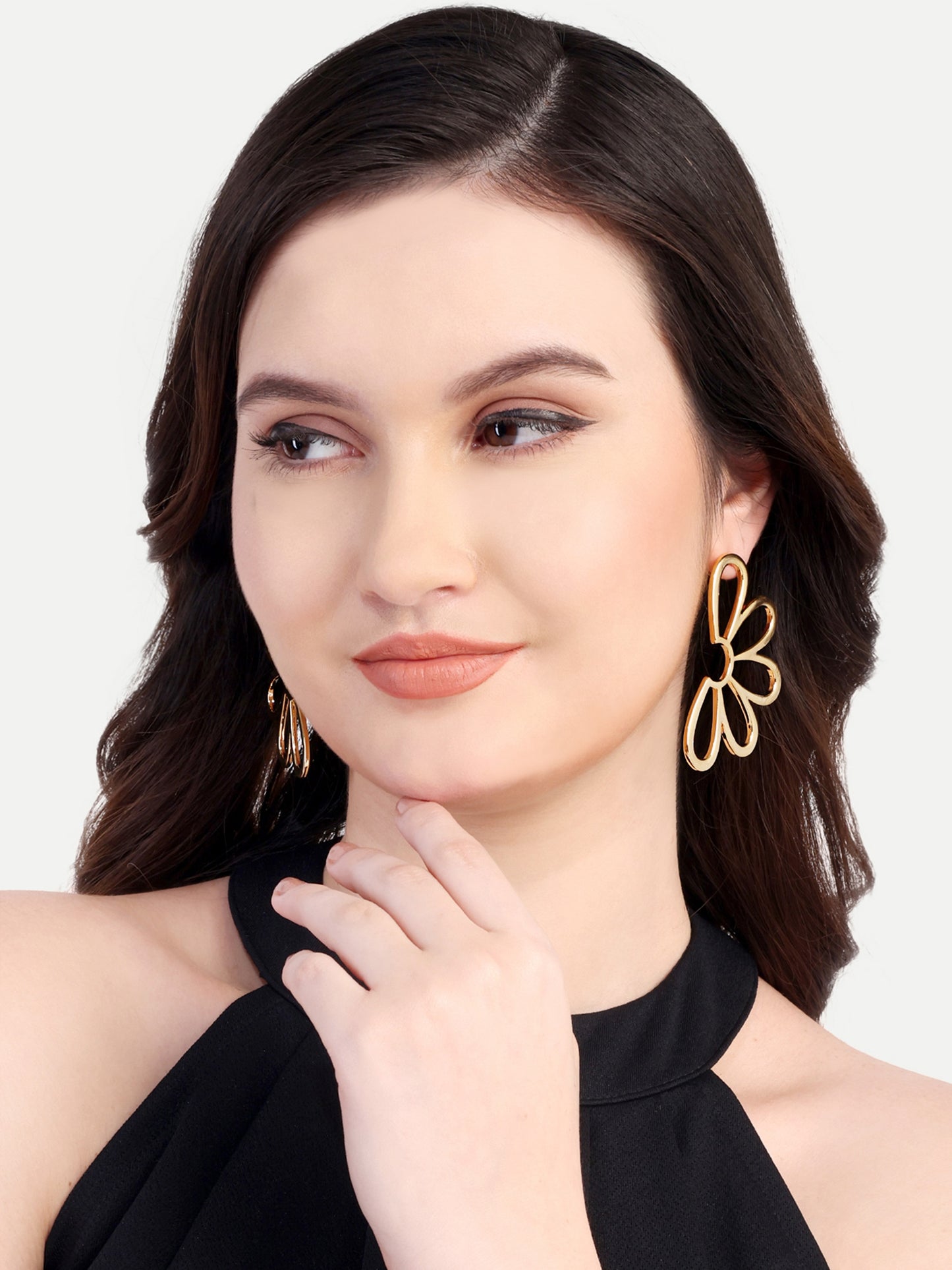 Bloom Gold Plated Earrings
