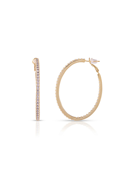 Classic Studded Hoops