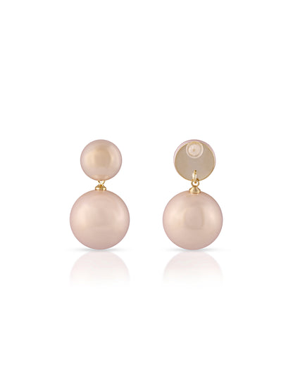 Pink Pearl Duo Earrings